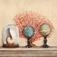 thumbnail image 2 of Dellal, Remy 26x26 White Modern Wood Framed Museum Art Print Titled - Memoires de voyage II, 2 of 4
