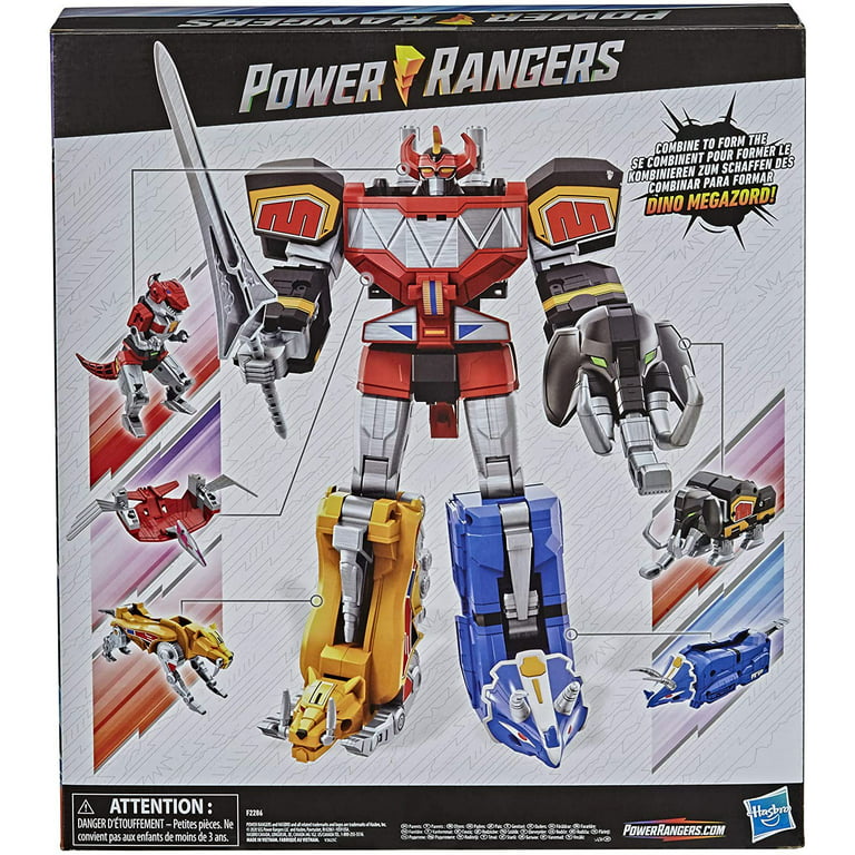 Power Rangers Mighty Morphin Megazord Megapack Action Figure (Includes 5  MMPR Dinozords!)