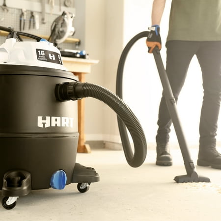 HART 16 Gallon 6.0 Peak HP Wet/Dry Vacuum