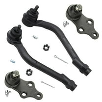 Detroit Axle - 4pc Suspension Kit for 11-14 Hyundai Sonata, 2010-2013 2015 Tucson, 2011-2013 Sportage, 2 Lower Ball Joints, 2 Outer Tie Rods Replacement