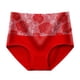 thumbnail image 3 of Gibobby Braguitas Slim Fit Paquete 5 ropa interior cintura alta algodón elástico para mujer colores mezclados, ropa interior , transpirable y cómoda （Rosa， XL), 3 of 5
