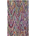 thumbnail image 2 of SAFAVIEH Nantucket Amrita Zigzag Stipes Cotton Area Rug, Multi, 5' x 7'6", 2 of 9