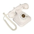 Antique Landline Phone Retro Big Button Corded Phone Vintage Decorative