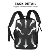 Travelhouse Travel Backpack for Men & Women Hiking Outdoor Carry On with Packing Cubes(Black)