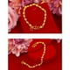 thumbnail image 3 of pulsera de cuentas redondas para mujer, de cobre sólido y liso, joyería de moda para mujer., 3 of 5