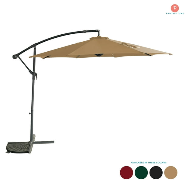 Project One 10ft Patio Offset Cantilever Umbrella Market Umbrellas