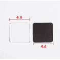 thumbnail image 2 of 5 Pcs Diy Fridge Magnet Craft Set, Acrylic Square Blanks with Adhesive Backing & Ferrite Magnets, for Custom Kitchen & Classroom Decor, Photos, Artwork by Elapind, Clear One Size, 2 of 9