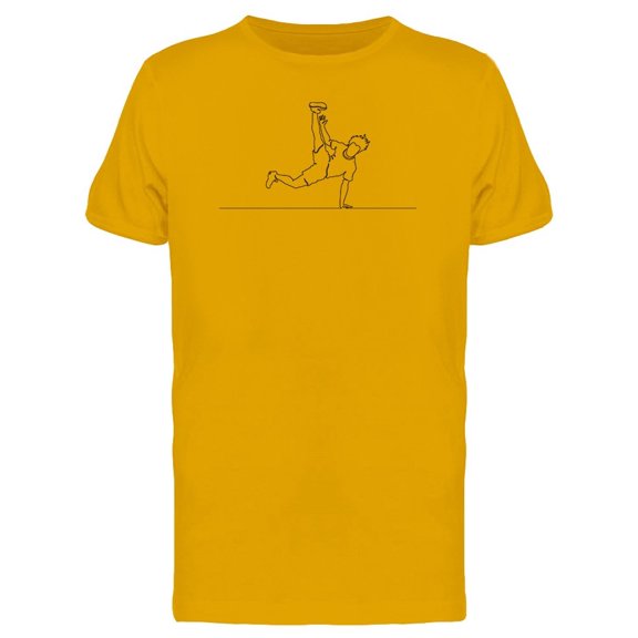 Single Line Dancer Break Dance Tee Men's -Image by Shutterstock