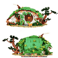 thumbnail image 2 of Fairy Tale Forest Treehouse Building Blocks, Lush Cave Cottage Building Set, Home Office Table Centerpiece Decor, 2 of 5