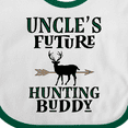 thumbnail image 4 of Inktastic Uncle Future Hunting Buddy Boys Boys Baby Bib, 4 of 4