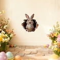 thumbnail image 4 of Funny Rabbit Wall Art Stickers for Home Kids Room Easter Party Background Decoration, 4 of 6