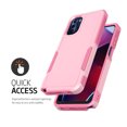 thumbnail image 2 of For Moto G pure/ G Power（2022）Case, 2 in 1 Hard PC Phone Case for Moto G pure/ G Power（2022）, Rubber & Rugged Shockproof Full Body Protection Case Cover-Black, 2 of 8