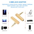 thumbnail image 4 of Stereo Connector, 2Pcs Audio Cable Jack, Flexible Compact, 4 of 8
