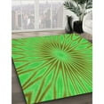 thumbnail image 2 of Ahgly Company Indoor Rectangle Patterned Neon Green Area Rugs, 8' x 12', 2 of 6
