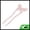 Pink, variant on Unique Bargains Simple Comfortable No Slip Butterfly Hair Forks for Women 1 Pc White