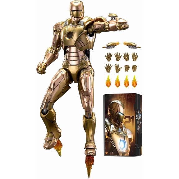 ZD Toys 1/10 Scale Iron Man MK21 Midas Collector Action Figure