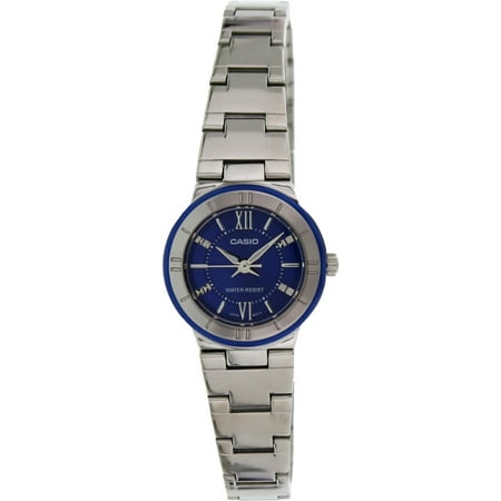 Casio Women's Core LTP1368D-2A Silver Stainless-Steel Quartz Fashion Watch