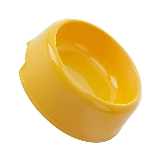 relayinert Dog Bowl Convenient And Portable Pet Hydrated On Go Safe And Non-toxic Easy To Clean Cat Bowl yellow 1Set