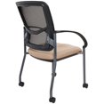 thumbnail image 4 of Chaise Visiteur ProGrid en Tissu Tracery Kaki Beige, 4 of 6