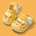 thumbnail image 2 of KPOPLK Kids Clouds Sandals Boys Toddler Sandals Slides Clouds Slippers Summer Shower Beach Pool Slip on Water Shoes Size 6,Yellow, 2 of 7