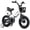 White, variant on Glerc Rover Kids Bike 14 Inch Boys Bike for 3-5 Years Old Children, Kids Bicycle with Water Bottle & Basket & Training Wheels, Blue