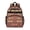 Geometric Triangle Brown, variant on Geometric Diamond Orange Pattern Backpack for School, Cute School Bag with Adjustable Shoulder Straps and Padded Back, 15.25"x11.5"x5.25"