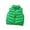 Green, variant on Fancifize Quilted Puffer Vest for Girls, Girl's Full Zip Sleeveless Down Jacket, Solid Color Warm Lightweight Coat 0-8 Years