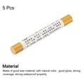 thumbnail image 3 of Uxcell Furniture Repair Crayons Wax Filler Stick, Touch Up Pen Markers, Yellow 5 Pack, 3 of 6