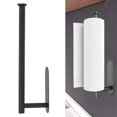 thumbnail image 2 of Paper Towel Holder-Under Cabinet Black Paper Towel Rack,Wall Mount Towel Paper Holder for Kitchen, Bathroom, 2 of 7