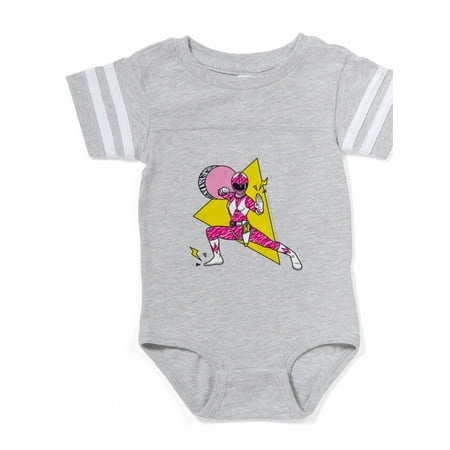 

CafePress - Power Rangers Pink Ranger D - Cute Infant Baby Football Bodysuit