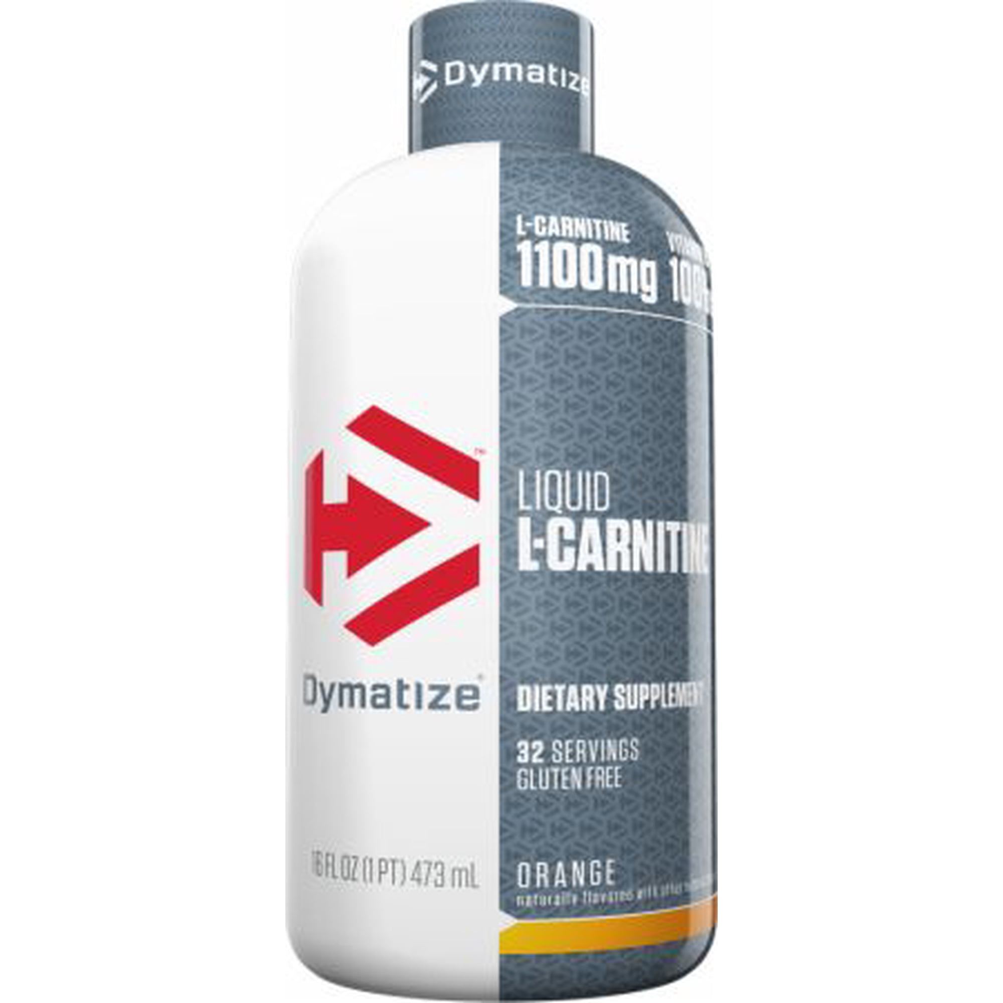 Dymatize Liquid L-Carnitine, Orange, 16 Fl Oz, 32 Servings