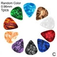 thumbnail image 1 of Lttoisl Acoustic Electric Guitar Picks, Celluloid Bulk Guitar Plectrums, Medium & Heavy Gauge Assortment (0.46mm, 0.71mm, 0.96mm) for Beginners & Professionals, Random Colors 10-Pack, 1 of 8