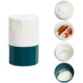 thumbnail image 1 of Tablet Crusher,4 in 1 Multifunction Pill Cutter-With Storage Compartment-With Stainless Steel Blade,Multifunctional Portable Crusher Detachable, 1 of 5