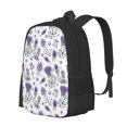 thumbnail image 2 of Daiia Lavender Bicycle Backpack for Men and Women -Durable Backpack Large Capacity, Water-Resistant Bag with Adjustable Straps and Laptop Compartment, 2 of 9