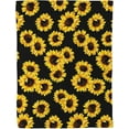 thumbnail image 5 of Sunflower Throw Blanket for Couch Sofa Bed Office Travel Camping,Soft Warm Blanket Gifts for Women Men Kids Blankets 30x40inch, 5 of 6