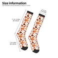 thumbnail image 2 of Susaid Autumn Gnome Print Thermal Winter Socks for Men and Women, Warm Crew Hiking Socks, for Boots and Outdoor Activities, 2 of 6