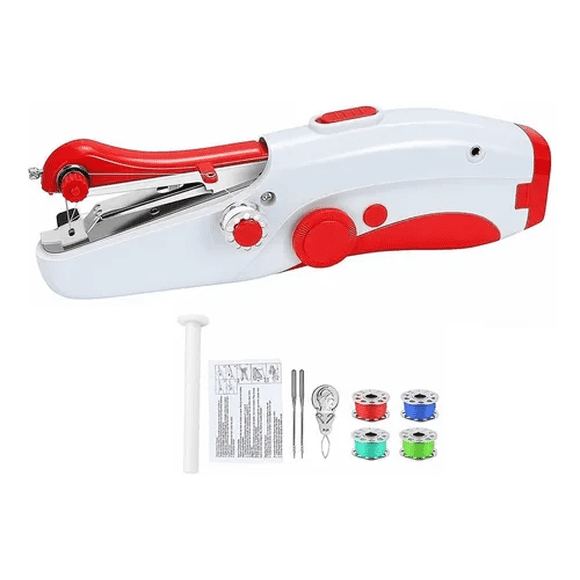 Mini Máquina de Coser Eléctrica portátil Malubero para casi todas las telas < 2 mm