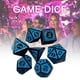 thumbnail image 1 of Juego de dados de 7 Uds., dados numéricos rojos/blancos/azules/amarillos/verdes para juego de mesa RPG MTG, 1 of 8