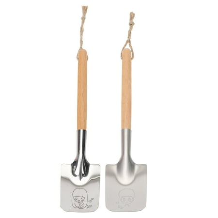 

2 Pcs Serving Stainless Steel Mini Dessert Watermelon Scoops Small Shovel