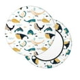 thumbnail image 2 of Balery Cute Whale Fundas de asiento para taburete de bar redondo de tela de terciopelo ajustables que protegen de arañazos y manchas para sillas de 14 a 17 pulgadas.-12 inch, 2 of 7