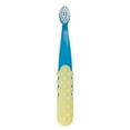 thumbnail image 2 of RADIUS Totz Plus Brush Kids Toothbrush Silky Soft BPA Free ADA Accepted Designed for Delicate Teeth & Gums for Children 3 Years & Up - Blue/Yellow- Pack of 1, 2 of 9