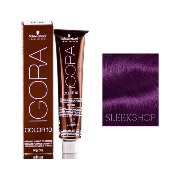 Schwarzkopf Professional Igora Color10 Hair Color (6-99 Dark Blonde Violet Extra)