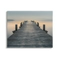 thumbnail image 5 of Stupell Industries Quiet Serene Dock Pier Foggy Morning Sunrise Scenery Coastal Photography Gallery-Wrapped Canvas Print Wall Art, 30 x 24, Design by Mike Calascibetta, 5 of 5