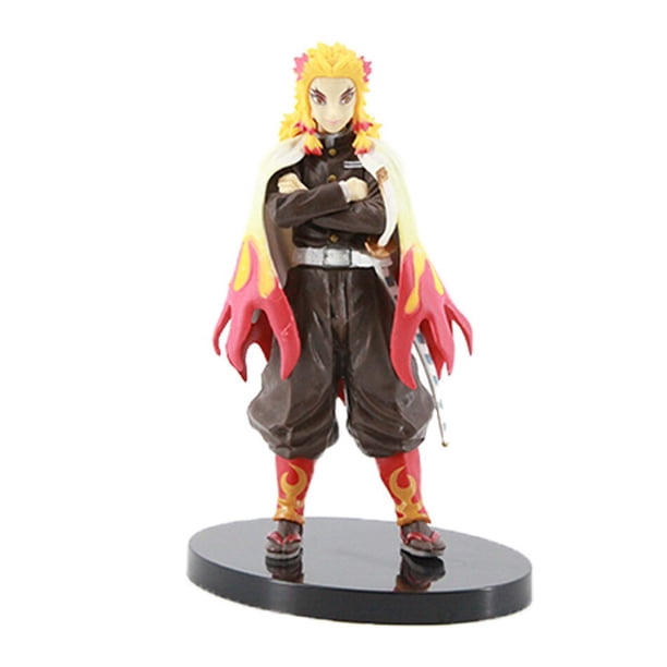 Figuras de acción de Demon Slayer, Kochou Shinobu, Kanroji Mitsuri, Kamado, Nezuko, Kimetsu no Yaiba, 23cm Gong Bohan LED