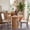 Natural wood color, variant on 31.5" Round Wood Dining Table for 2 – Compact Farmhouse Kitchen Table with Center Storage, Eclectic Style Space-Saving Design for Small Apartments – Natural Wood Color