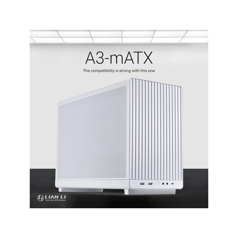 Lian-Li (リアンリー) A3-mATX White A3-mATX - LIAN LI is a Leading Provider of PC Cases