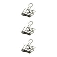thumbnail image 1 of stanreset 1/2/3 20 Pieces Metal Paper Clip Anti-rust Unfading Solid Color Replacement Home Office File Examination Papers Clips Bronze 25mm 3PCS, 1 of 6