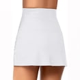 thumbnail image 3 of Jovati Women's High Waist Tulip Hem Shirring Swim Skirt Swimsuit Bikini Bottom Plus Size Swimsuit for Women On Clearance, 3 of 4
