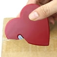 thumbnail image 4 of Sylvtty Christmas Paper Cutters Heart-Shaped Envelope Opener Gift Wrapping Tool Safe Plastic Paper Trimmer for Craft Letters Wrapping, 4 of 6