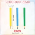 thumbnail image 2 of Uxcell 6 Pcs Wooden Colored Pencils, Short Oil Based Colored Pencils for Artists Teachers Adults Coloring Books Painting Sketching Drawing, Light Green/Light Blue/Yellow, 2 of 6